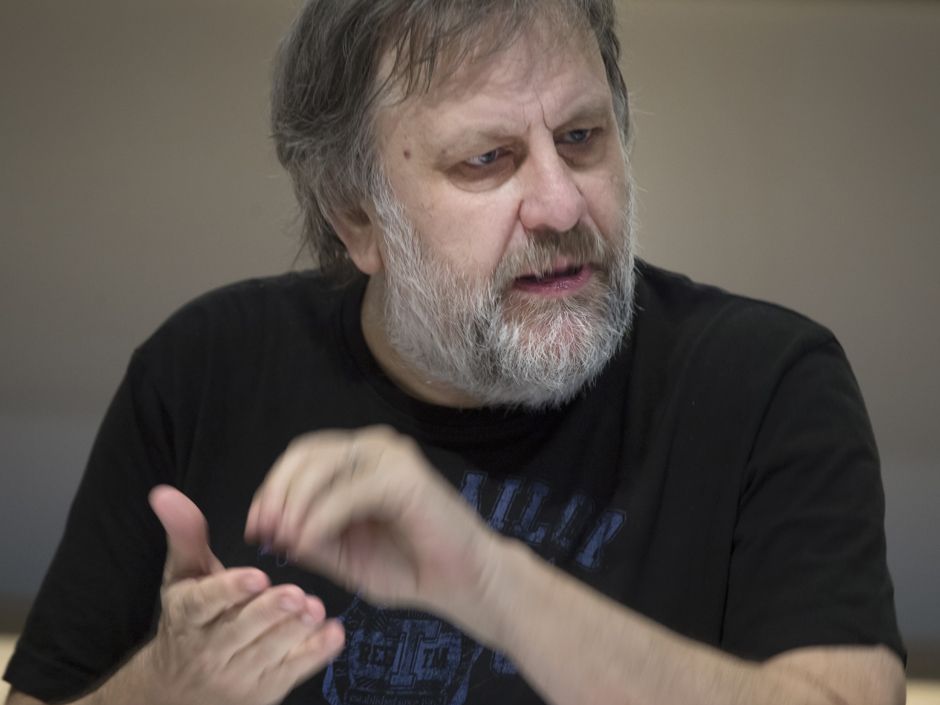 Slavoj Zizek in Toronto Few can stop this philosopher from talking