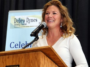 Sophie Gregoire Trudeau speaks at an event in Ottawa.