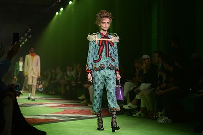 Jacket From Gucci's Cruise 2018 Collection Faces Criticism for Allegedly  Copying Dapper Dan Design [UPDATED] - Fashionista