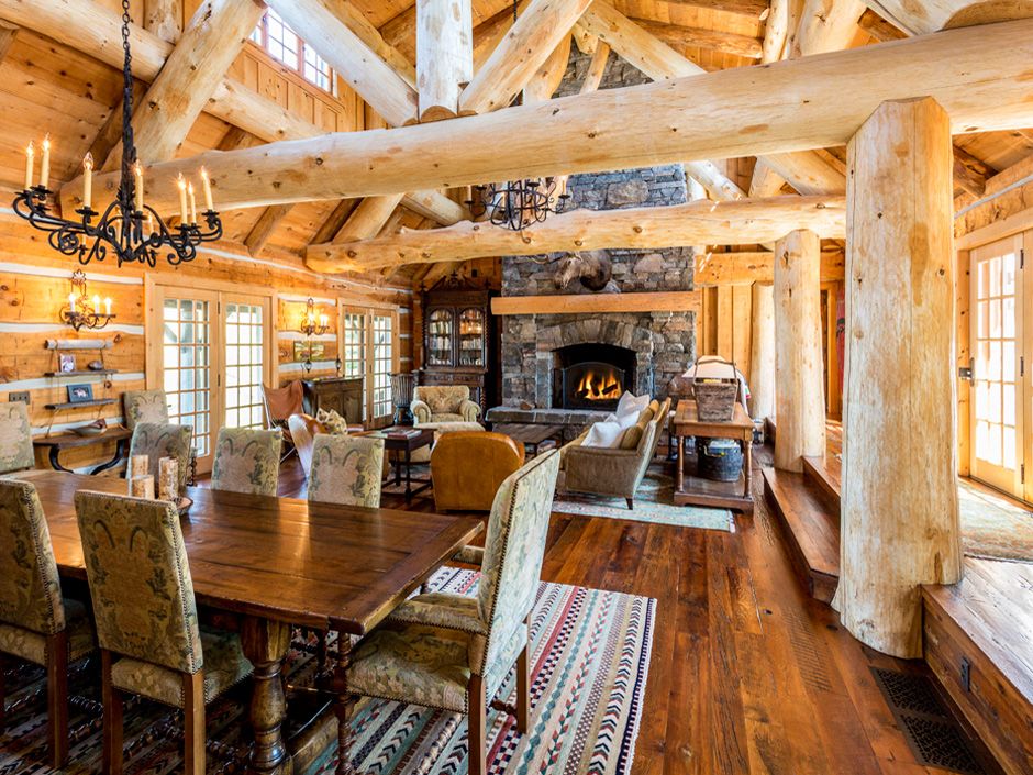 For Sale Eleven acres on Pointe au Baril island with 3,723sq.ft. log cottage plus 2,000sq