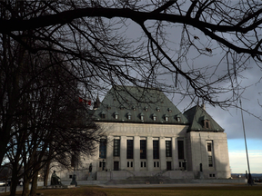 The Supreme Court of Canada building in Ottawa.