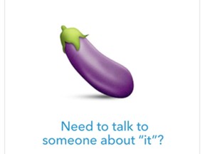 A new marketing campaign by New York Public Hospitals will use emojis like this one to educate young people about sex