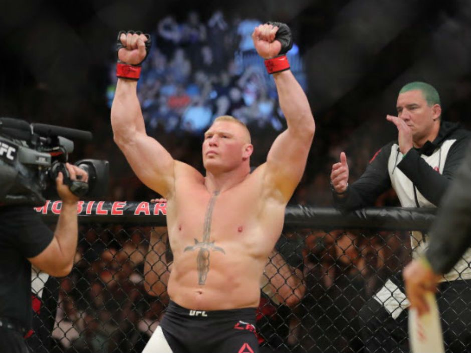 Brock Lesnar Sex - UFC star Brock Lesnar faces uncertain future after potential drug-testing  violation | National Post