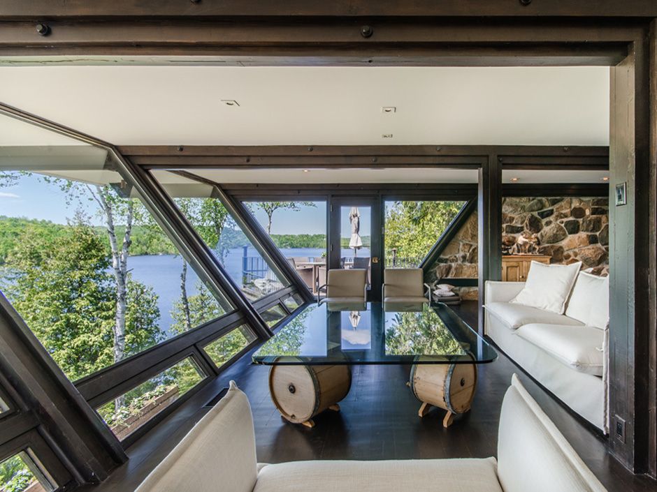 For Sale Compelling modernistrustic lakefront cottage in the