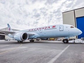 Nearly 200 people have been stranded in Manchester after an Air Canada flight was delayed and then cancelled on Friday.