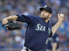 Seattle Mariners starting pitcher James Paxton was quite effective against the Blue Jays Friday night.