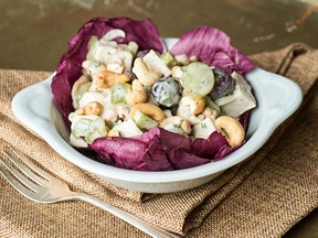 Smoked Turkey Salad with Cashews and Sherry Dressing.