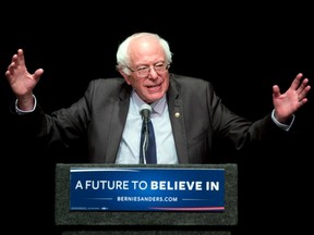 Democratic presidential candidate Sen. Bernie Sanders, I-Vt., delivers his "Where We Go From Here" speech, Friday, June 24, 2016, in Albany, N.Y.