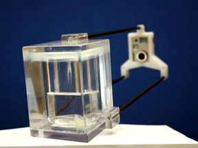 International Space Station astronauts will deploy this jar and camera to see how water behaves in space.