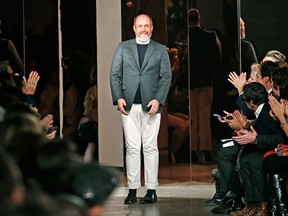 Legendary designer Peter Copping joined Oscar de la Renta as creative director in October of 2014 (pictured on the runway in New York on February 17, 2015).
