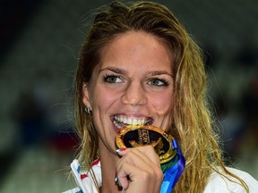 Russia’s Yuliya Efimova, who won gold in the women’s 100-metre breaststroke at the 2015 FINA World Championships, is one of seven Russian swimmers who has been banned from the Olympics by FINA.