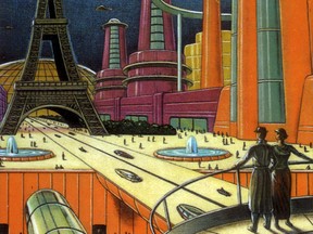 The cover of Jules Verne's Paris In The Twentieth Centrury.