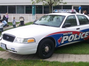 A Halton police car.