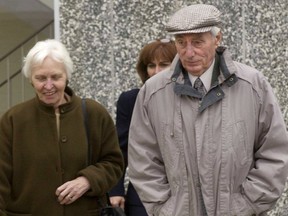 Former Nazi Helmut Oberlander, with his wife Margaret, in 2003.