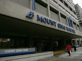 Mount Sinai Hospital in Toronto.