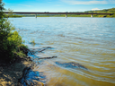 Oil slicks are seen in the North Saskatchewan River after a Husky Oil pipeline leaked on Thursday. Pipelines are rarely the subject of good news, it seems.