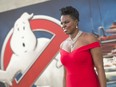 Leslie Jones at the premiere of the new Ghostbusters.