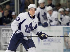 Auston Matthews had 24 goals and 22 assists in 36 games in the Swiss league last season.