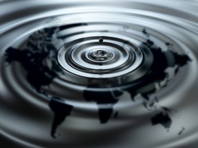 Local Input~ 3d image of world oil. World's oil glut. Credit: fotolia