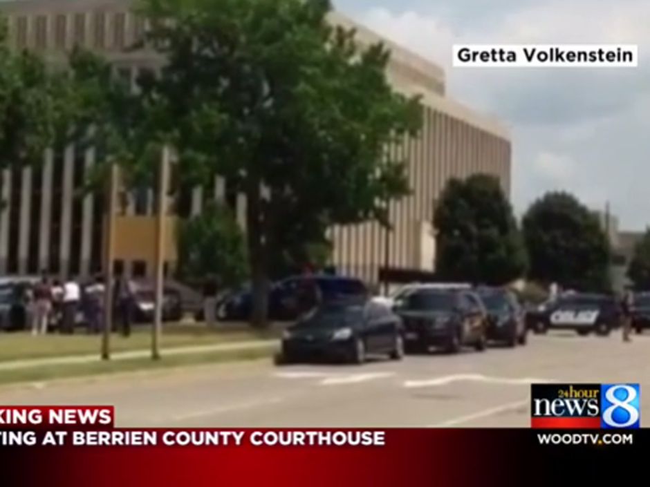 Two bailiffs killed in shooting at courthouse in southwestern Michigan