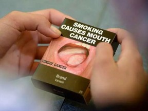 Young Canadian smokers recoiled at proposed new plain packaging for cigarettes.