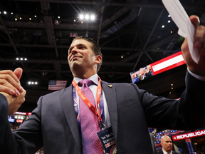 Donald Trump Jr. : warming up the ovens, har har