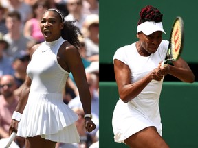 The hackers published documents this week showing that Serena Williams, left, Venus Williams, right, and Simone Biles, who won four gold medals in gymnastics at the Rio Olympics last month, received medical exemptions to use banned drugs.
