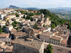 Verucchio is a lovely village on a hill in Emilia-Romagna. The local wine and olive oils are fantastic.