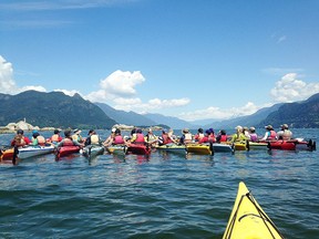 Bowen Island Sea Kayaking offers rentals and guided tours detailing the First Nations history of the area and the marine ecosystem of Howe Sound.