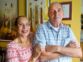 André LaBréche (R) has alzheimer’s disease and while admitted at Civic Hospital last week he ended up wandering off five separate times, ending up in Vanier in one instance. His wife Mira LaBréche (L) is now concerned about the safety of patients with alzheimer’s staying at hospitals.