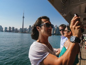 Ferry boats for the Toronto Islands leave from a terminal near the foot of Bay Street.