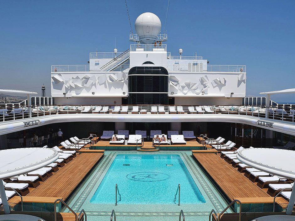 Living large at sea: Pampered passengers cruise to Mediterranean hot ...