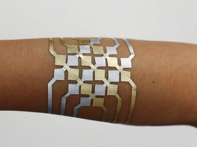 Researchers at MIT have designed a temporary tattoo that can double as a smartphone touchpad.