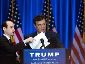 Paul Manafort stepped down -mid-campaign following revelations about his work for a pro-Russian political party in Ukraine.