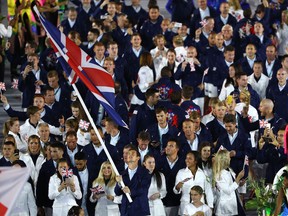 A member of the British Olympic team was reportedly robbed at gunpoint.