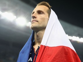 French pole vaulter Renaud Lavillenie apologized late Monday night after comparing booing Brazilian fans at the Olympic Stadium to those who attended the 1936 Olympics in Berlin, organized by Adolf Hitler.