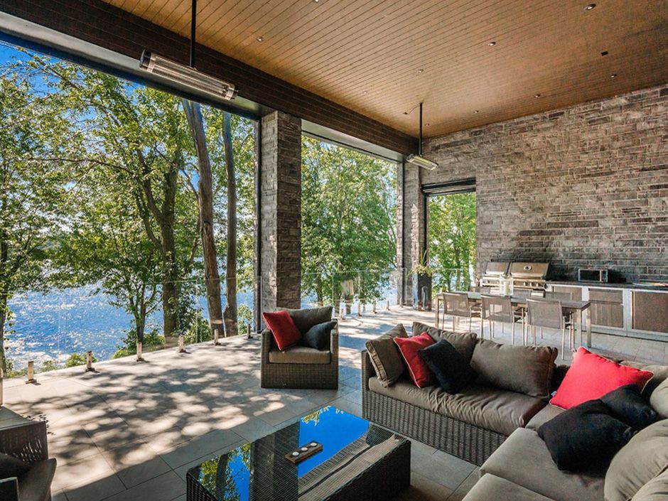 For Sale Sophisticated, waterfront home in Carignan, Quebec; 2.19M