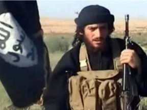 ISIL senior commander and spokesperson, Abu Muhammed al-Adnani, pictured above in a still from Youtube, was reportedly killed during fighting in northern Syria.