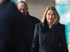 This file photo taken on February 11, 2015 shows New Zealand High Court judge Justice Lowell Goddard arriving at Portcullis House in central London.
Justice Lowell Goddard resigned as head of the independent inquiry into child sexual abuse on Thursday August 4, 2016.