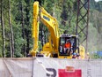 Excavations are under way aiming to verify the existence of the so-called 'Nazi Gold train' in Walbrzych, Poland, on August 16, 2016.