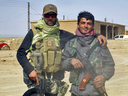 Alex Moreau, left, recently returned to Vancouver following seven months with the Kurdish YPG militia.