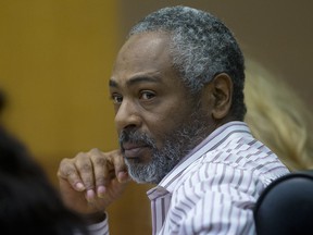 Martin Blackwell watches arguments in his trial in Atlanta, Wednesday, Aug. 24, 2016.
