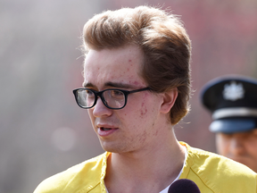 Artur Samarin arrives for a preliminary hearing in Harrisburg, Pa., in March.