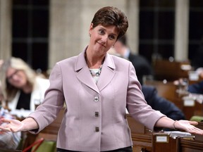 International Development Minister Marie-Claude Bibeau answers a question during question period in the House of Commons on Parliament Hill in Ottawa on Friday, June 17, 2016.
