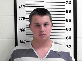 This photo provided by the Davis County Jail shows Tanis Ukena. Ukena, a Utah sandwich shop employee has been arrested on accusations he put methamphetamine and THC into the drink of a uniformed police officer.