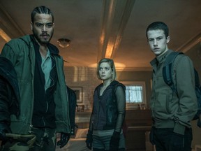 Daniel Zovatto, Jane Levy and Dylan Minnette star in Screen Gems' horror-thriller Don't Breathe.