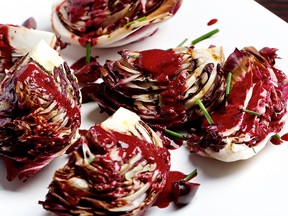 Grilled Radicchio with Cherry-Balsamic Dressing.