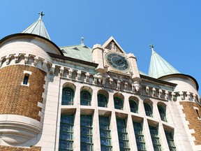 Dignitaries marked the centennial of Quebec City's main train station, the Gare du Palais, lauding the building as an architectural icon with a rich history.