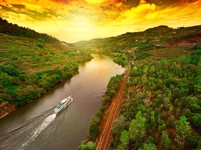 Portugal's Douro Valley is renowned for its hilltop wine estates.