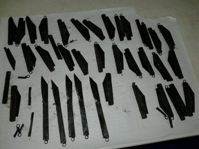 That's a lot of knives.